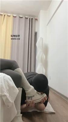 【PINK】脚喂食/清理脏鞋原味长筒袜 JS241112-38