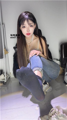 【绝美兔】黑色冰冰袜乳母粗口    250501-8