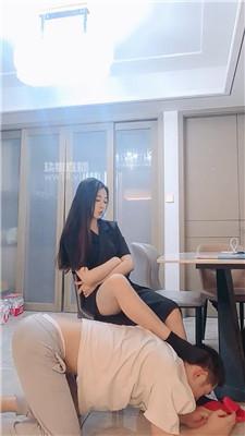 【暮歌老师】反绑贱狗强制伺候我【双视角版】 JS250919-14