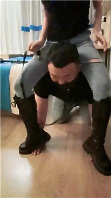 【冰心】长靴女神连环耳光【续集】 JS260421-51