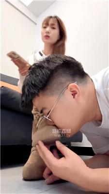 【米琦】气味羞辱场-短靴捂白袜 bf62632