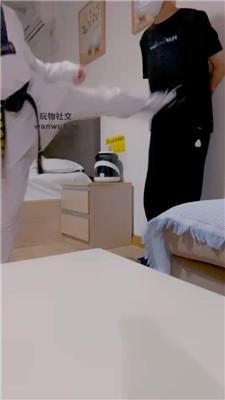 【跆拳道】跆拳道女神暴力虐打 JS240823-6