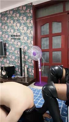 【queen】高跟长靴踩虐/鞭打/跪舔脏鞋 JS240919-9