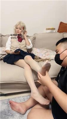 【埋汰】cos金发女神肉丝脚蹂躏 bf45731