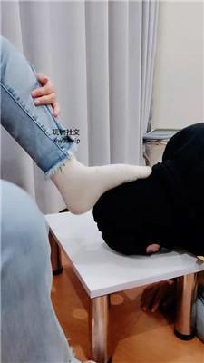 【拽拽】伺候沐足/白袜脚踩/转胯狗爬/sp JS241023-26