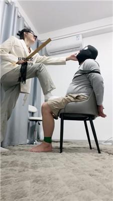 【姗姗】捆绑戒尺虐打/白袜脚踩 JS241028-24