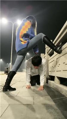 【诗琪】长靴S-户外-转胯骑马狗爬/踩踏舔脏鞋 bf46415