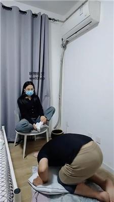 【上海汤圆】白棉袜捂脸窒息踩踏 JS241107-14