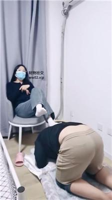 【上海汤圆】御姐范白袜脚踩家奴【上】 JS241112-10