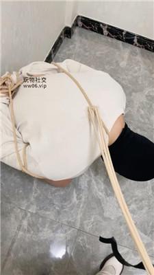 【香芋朱朱】捆绑藤条狠抽/皮鞋白袜踩虐 JS241213-7