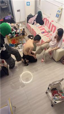 【Qi7】情侣主暴揍绿帽贱奴 JS250322-24