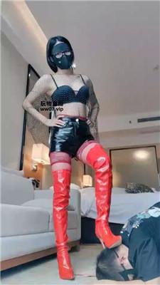 【苏大大】骑马转胯-红高跟长靴踩踏 JS250412-5