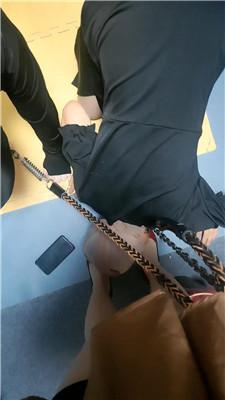 【天香百合】铁链吊绑-丝袜塞嘴-奴下奴场 JS250619-4