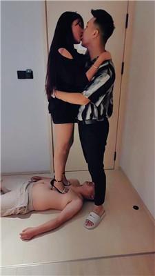 【可心】情侣主超强羞辱秃头绿帽 JS250625-40