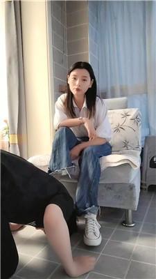 【紫烟】抽耳光-帆布鞋白袜辱 JS250713-7