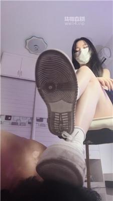 【甜恬】堆堆白袜羞辱骚贱奴 JS250904-9