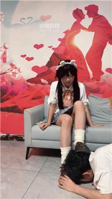 【煎饼狗子】可爱小主白袜玩虐 JS250918-43