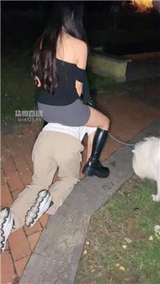 【蓓蓓s】情侣主-户外遛狗犬化 bf57890