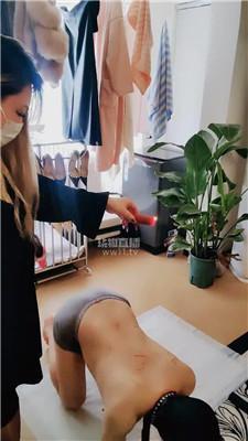 【姑奶奶爱训犬】滴蜡狠抽-高跟踩虐 JS251227-5