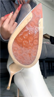 【酒鸽】流J专场灰网高跟短靴    260203-13